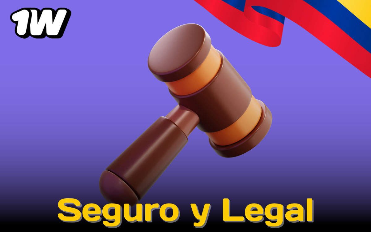 Plataforma 1win segura y legal en Colombia con licencia Curaçao, cifrado SSL y juego responsable