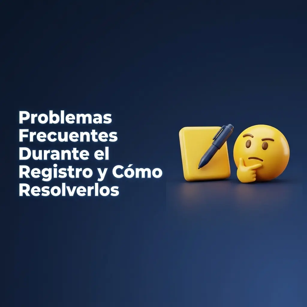 Soluciones a problemas frecuentes durante el registro y verificación de cuenta en línea