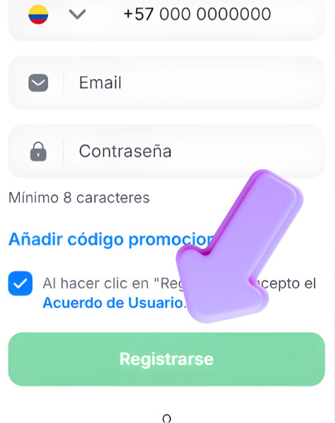 Instrucción Confirma y accede