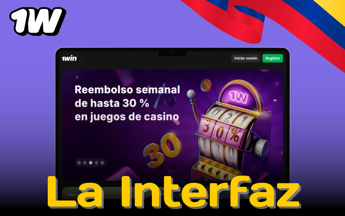 1win La Interfaz del Sitio Web