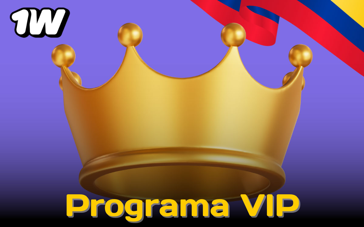 Programa VIP de 1win en Colombia con niveles progresivos, cashback y beneficios exclusivos para jugadores activos