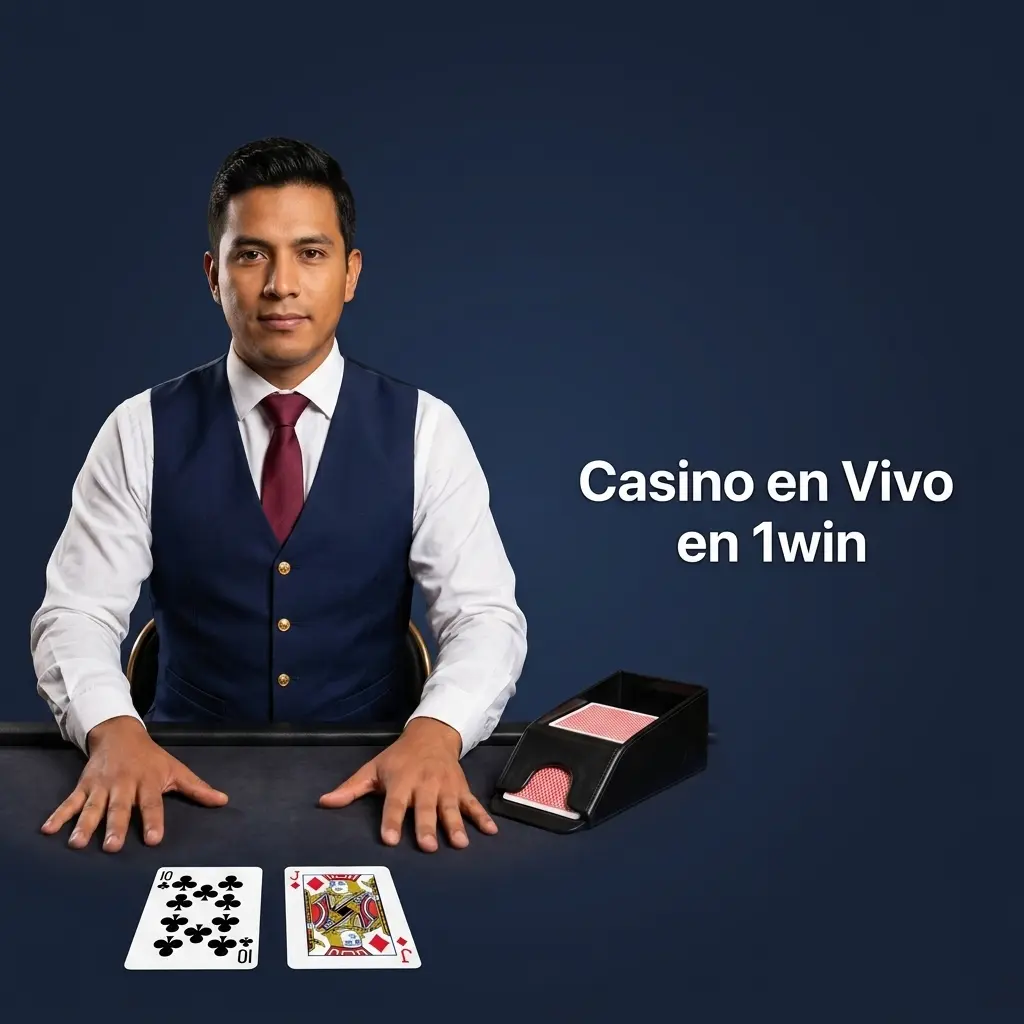 Casino en vivo 1win con crupieres reales en alta definición: ruleta, blackjack, baccarat y game shows