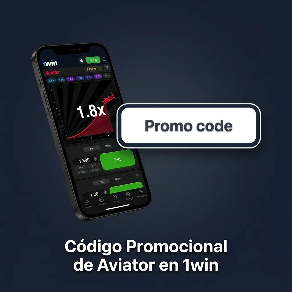 Código promocional 1WINCOL de Aviator en 1win para jugadores colombianos con bono en primer depósito