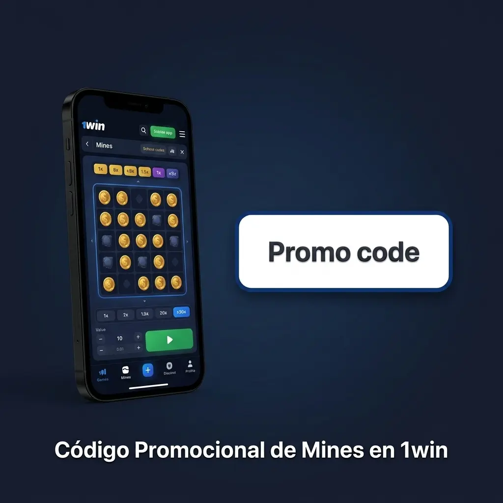 Código promocional 1WINCOL de Mines en 1win para jugadores colombianos con bono en primer depósito