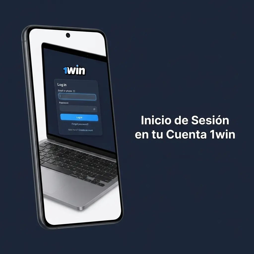 Inicio de sesión en cuenta 1win: accede con correo, teléfono o usuario desde web o app móvil